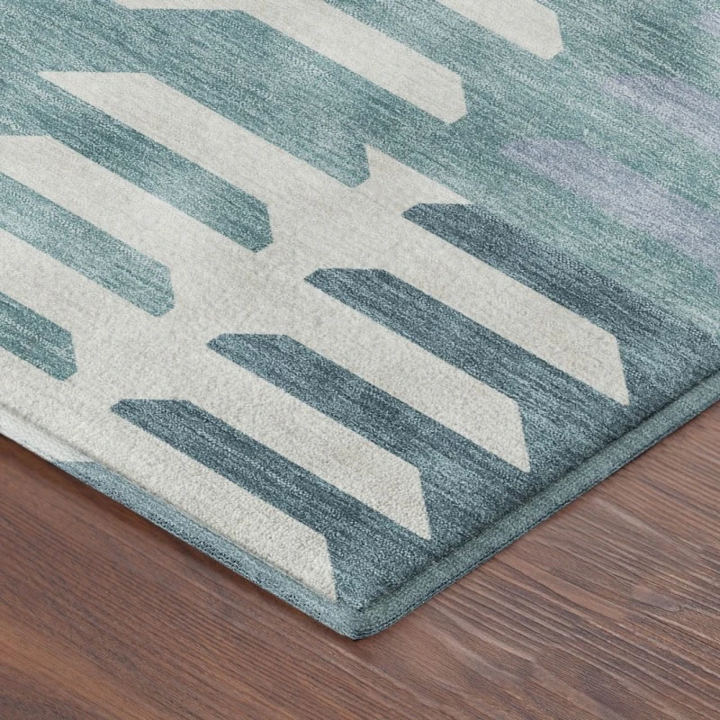 Addison Mayfield Teal AMF2328 2ft. 3in. x 7ft. 6in. Rect. Rug