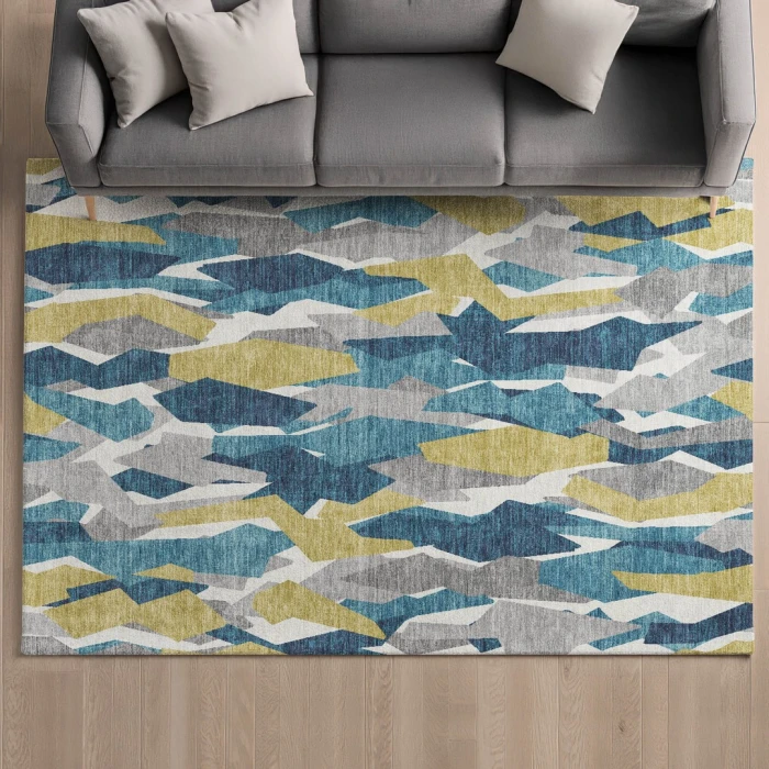 Addison Mayfield Teal AMF2329 9ft. x 12ft. Rect. Rug
