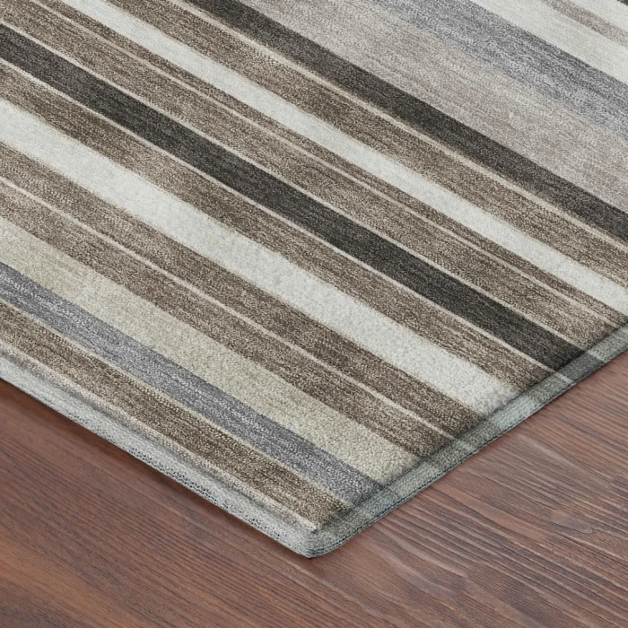 Addison Mayfield Brown AMF2330 - 8ft. Round Rug