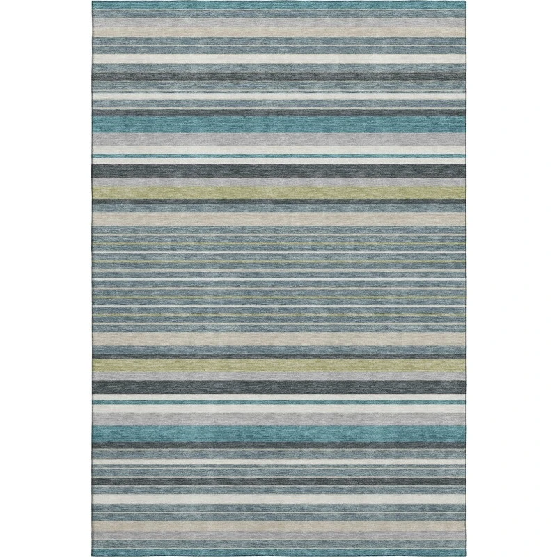 Addison Mayfield Teal AMF2330 - 8ft. Round Rug