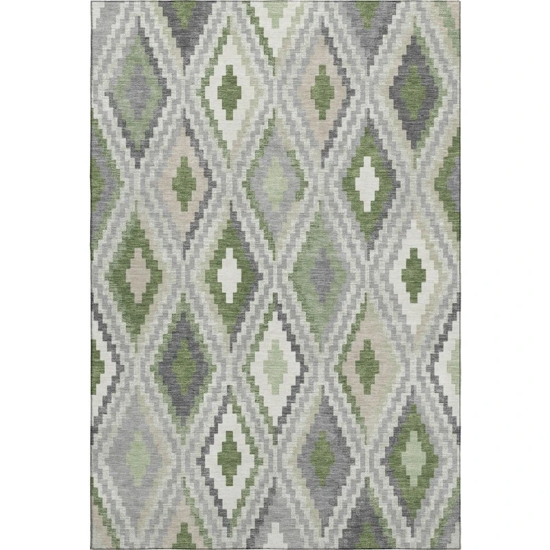 Addison Mayfield Green AMF2331 - 8ft. Round Rug