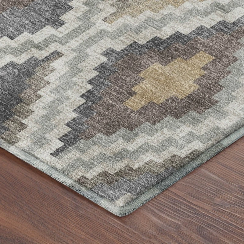 Addison Mayfield Brown AMF2331 - 8ft. Round Rug
