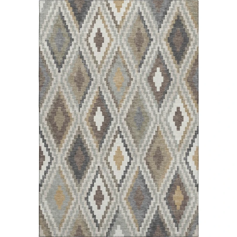 Addison Mayfield Brown AMF2331 - 8ft. Round Rug