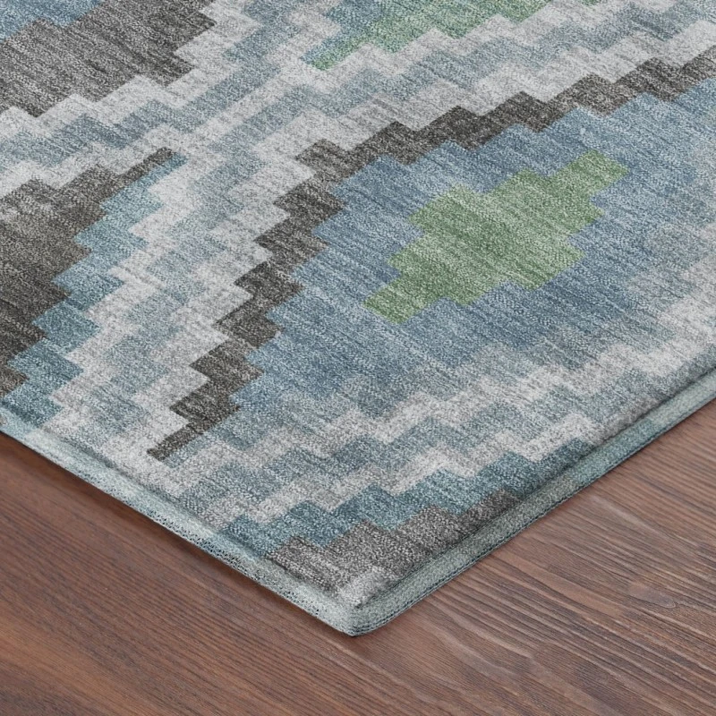 Addison Mayfield Teal AMF2331 2ft. 3in. x 7ft. 6in. Rect. Rug