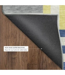 Addison Mayfield Blue AMF2332 - 8ft. Round Rug