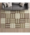 Addison Mayfield Brown AMF2332 - 8ft. Round Rug