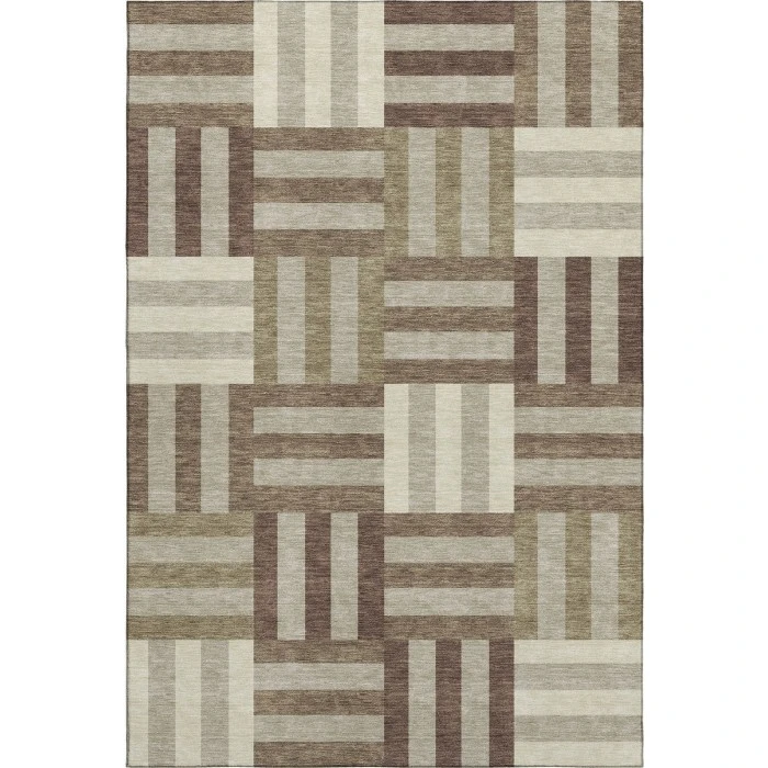 Addison Mayfield Brown AMF2332 - 8ft. Round Rug