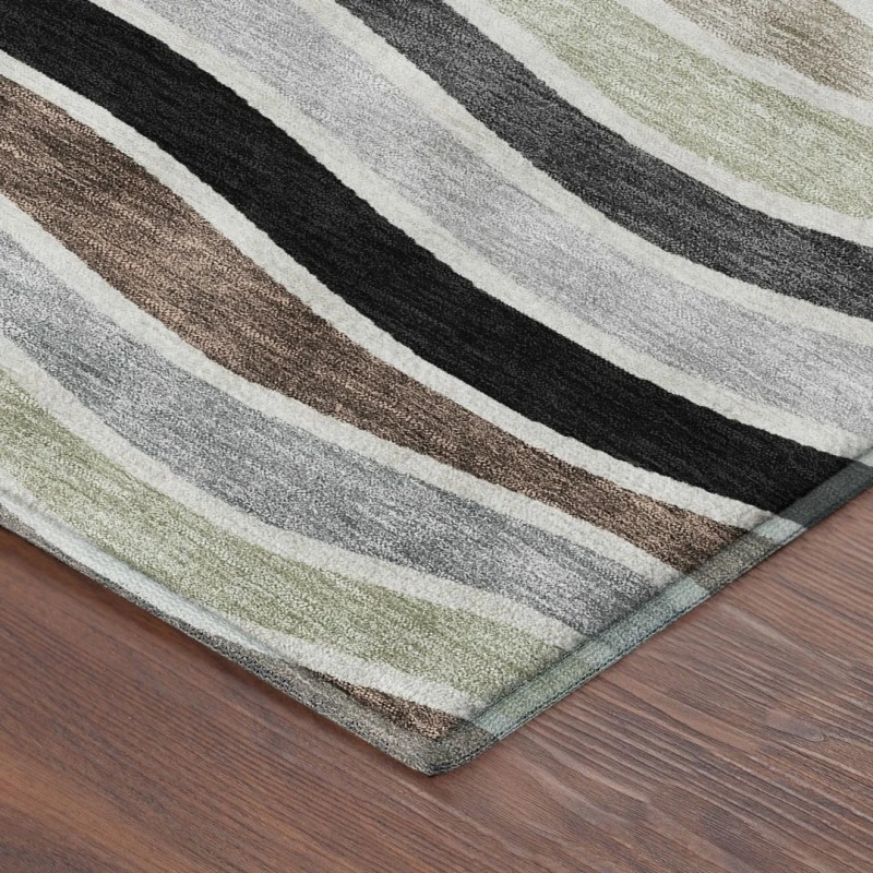 Addison Mayfield Black AMF2333 8ft. x 10ft. Rect. Rug