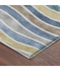 Addison Mayfield Blue AMF2333 - 8ft. Round Rug
