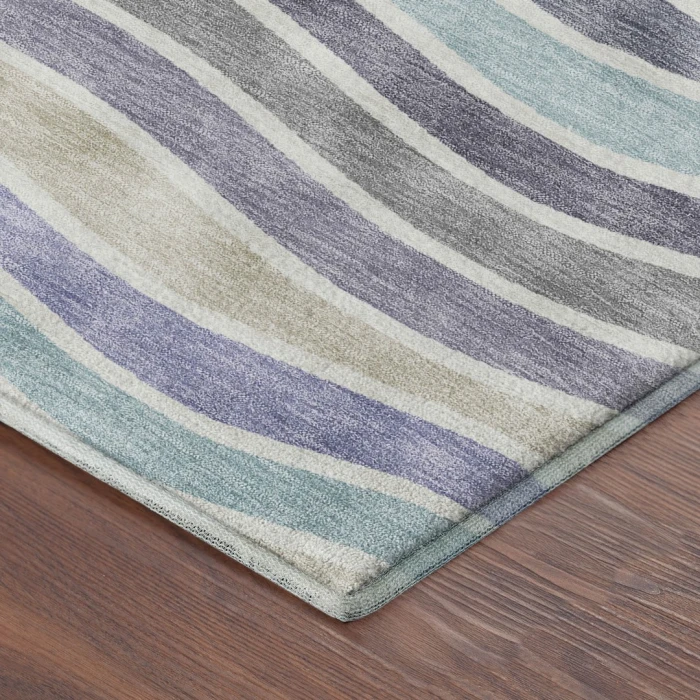Addison Mayfield Purple AMF2333 - 8ft. Round Rug