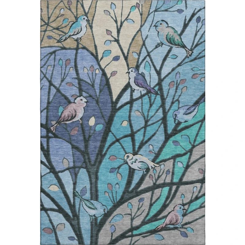Addison Mayfield Blue AMF2336 5ft. x 7ft. 6in. Rect. Rug