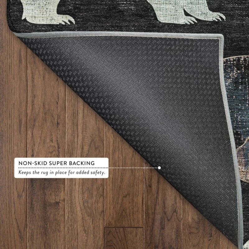 Addison Mayfield Black AMF2338 5ft. x 7ft. 6in. Rect. Rug