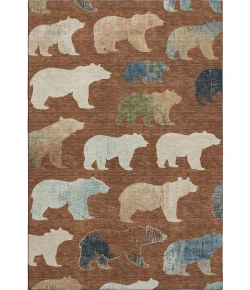 Addison Mayfield Orange AMF2338 2ft. 3in. x 7ft. 6in. Rect. Rug