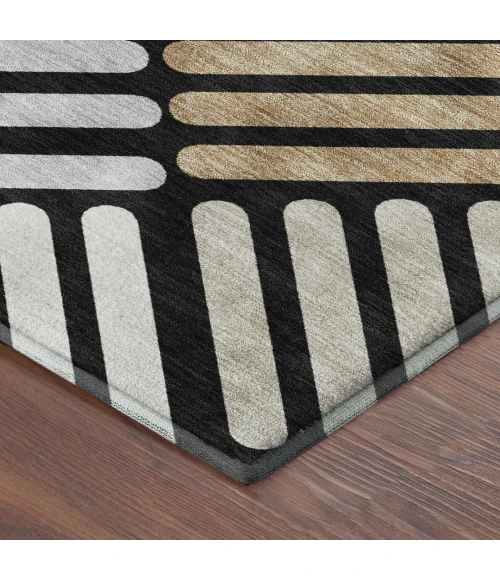 Addison Mayfield Black AMF2339 2ft. 3in. x 7ft. 6in. Rect. Rug
