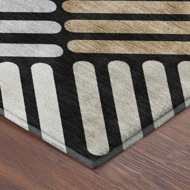 Addison Mayfield Black AMF2339 2ft. 3in. x 7ft. 6in. Rect. Rug
