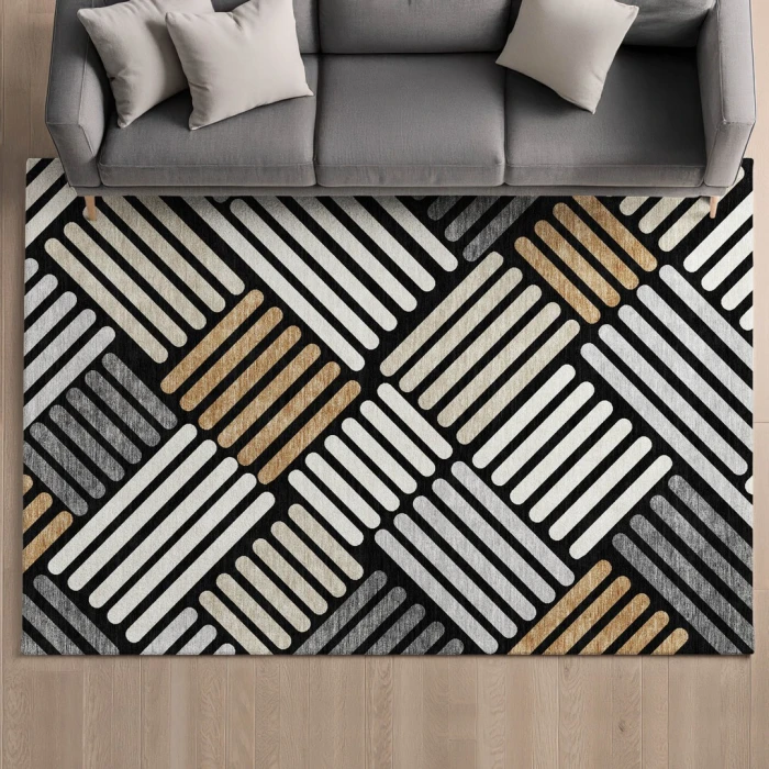 Addison Mayfield Black AMF2339 8ft. x 10ft. Rect. Rug