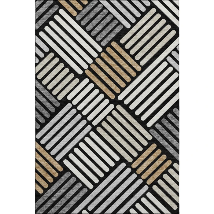 Addison Mayfield Black AMF2339 8ft. x 10ft. Rect. Rug