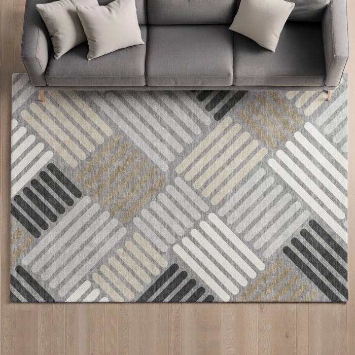 Addison Mayfield Gray AMF2339 2ft. 3in. x 7ft. 6in. Rect. Rug