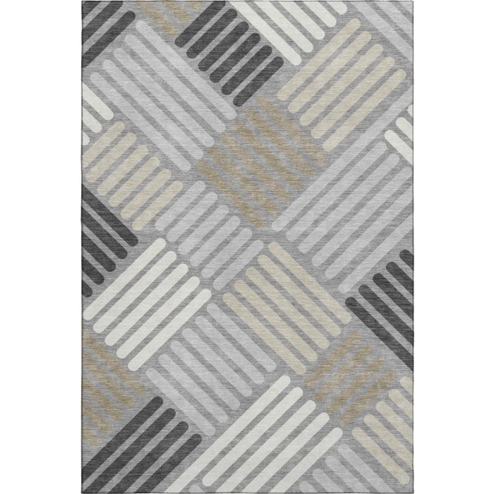Addison Mayfield Gray AMF2339 2ft. 3in. x 7ft. 6in. Rect. Rug