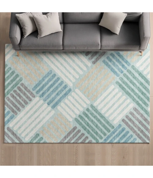 Addison Mayfield Blue AMF2339 2ft. 3in. x 7ft. 6in. Rect. Rug