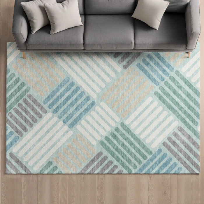 Addison Mayfield Blue AMF2339 2ft. 3in. x 7ft. 6in. Rect. Rug