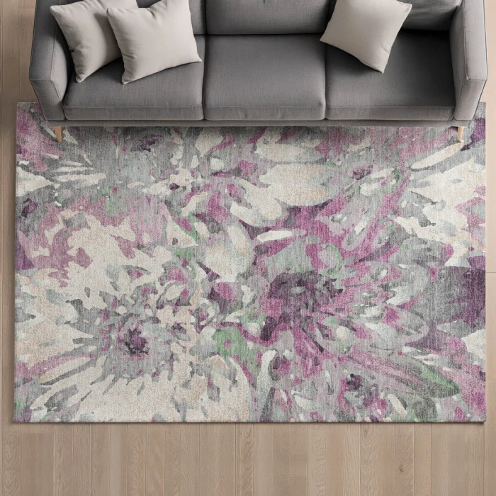 Addison Mayfield Pink AMF2340 - 8ft. Round Rug