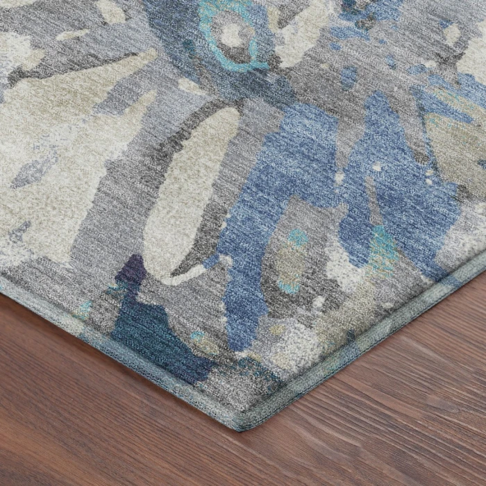 Addison Mayfield Blue AMF2340 - 8ft. Round Rug