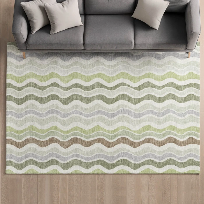 Addison Mayfield Green AMF2342 8ft. x 10ft. Rect. Rug