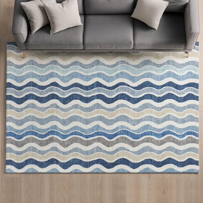 Addison Mayfield Blue AMF2342 8ft. x 10ft. Rect. Rug