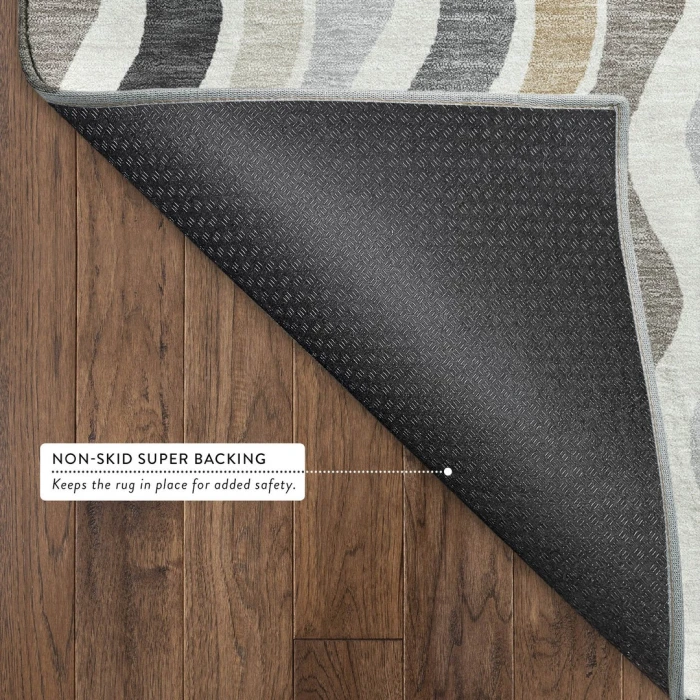 Addison Mayfield Gray AMF2342 - 8ft. Round Rug