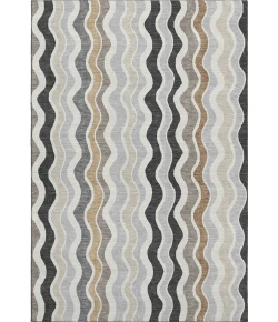 Addison Mayfield Gray AMF2342 - 8ft. Round Rug