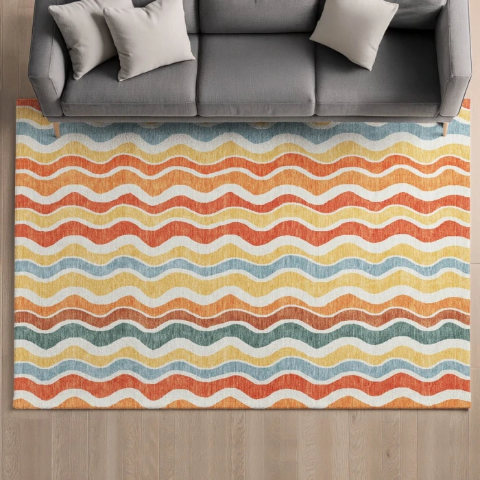 Addison Mayfield Orange AMF2342 8ft. x 10ft. Rect. Rug