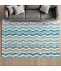 Addison Mayfield Teal AMF2342 9ft. x 12ft. Rect. Rug