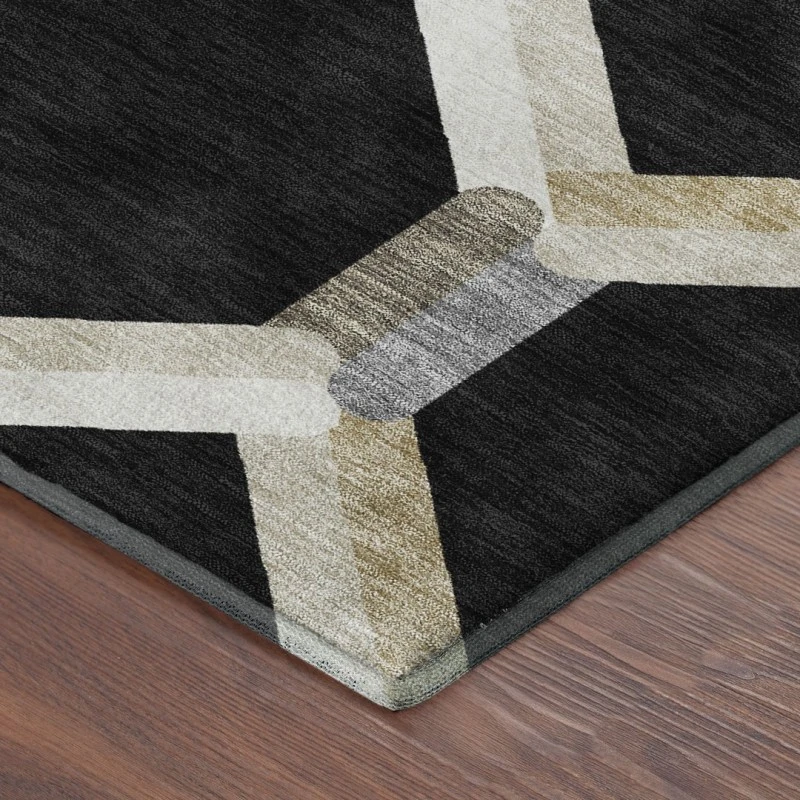 Addison Mayfield Black AMF2343 - 8ft. Round Rug