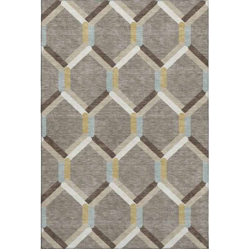 Addison Mayfield Brown AMF2343 5ft. x 7ft. 6in. Rect. Rug
