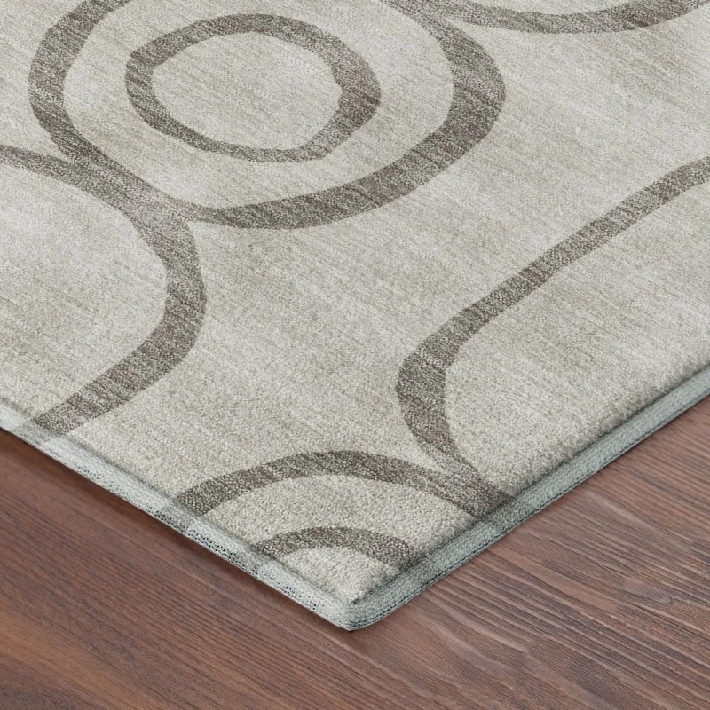 Addison Mayfield Brown AMF2344 - 8ft. Round Rug
