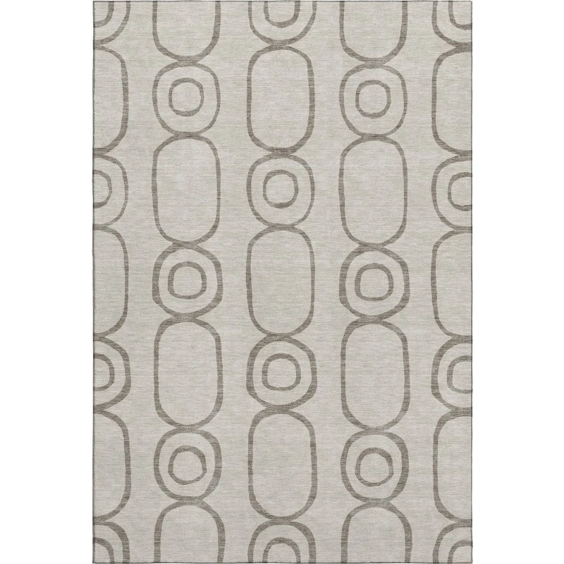 Addison Mayfield Brown AMF2344 - 8ft. Round Rug
