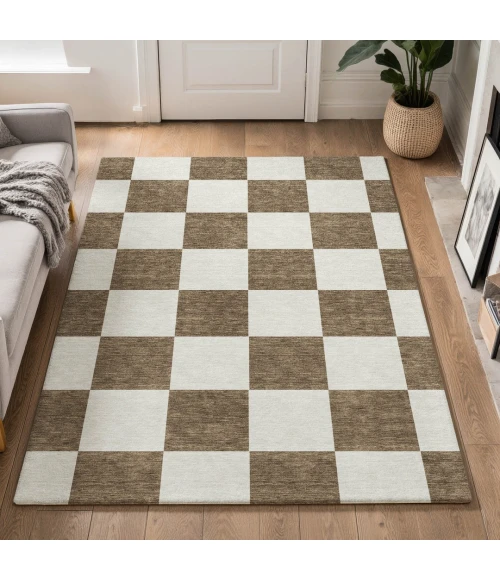 Addison Mayfield Brown AMF2345 2ft. 3in. x 7ft. 6in. Rect. Rug