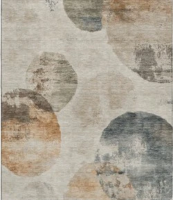 Addison Mayfield Brown AMF2346 - 8ft. Round Rug