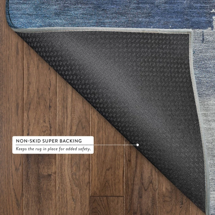 Addison Mayfield Blue AMF2347 - 8ft. Round Rug