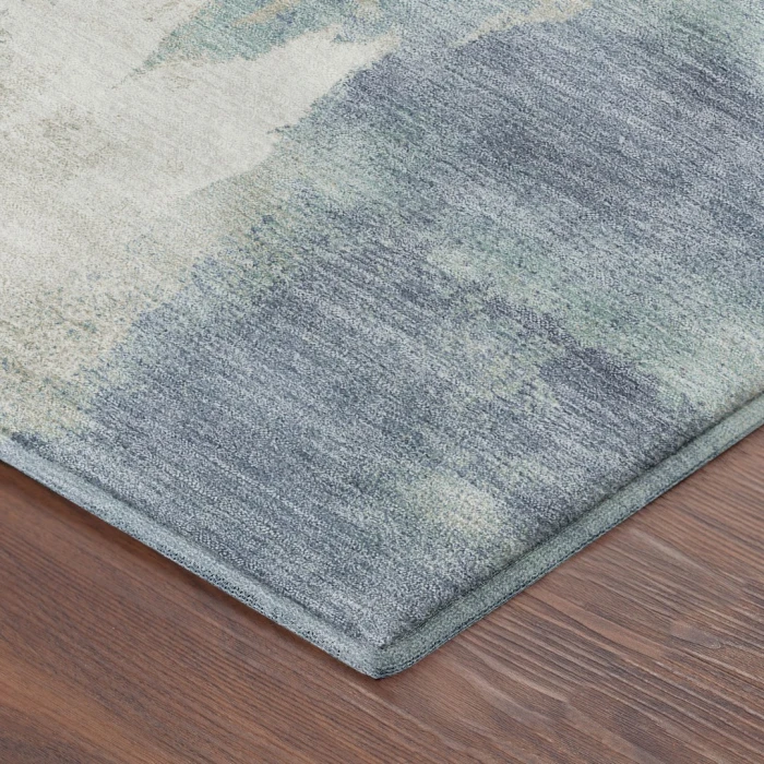 Addison Mayfield Blue AMF2347 - 8ft. Round Rug