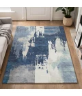 Addison Mayfield Blue AMF2347 - 8ft. Round Rug