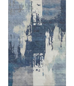 Addison Mayfield Blue AMF2347 - 8ft. Round Rug