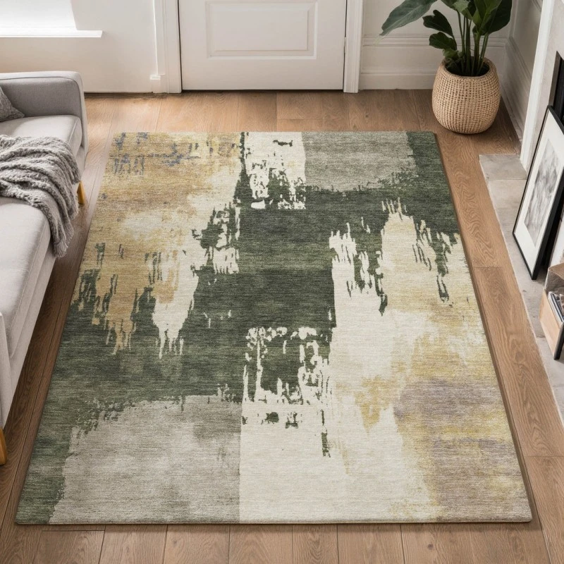 Addison Mayfield Green AMF2347 - 8ft. Round Rug