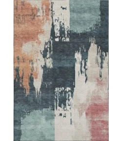 Addison Mayfield Teal AMF2347 - 8ft. Round Rug