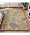 Addison Mayfield Orange AMF2348 - 8ft. Round Rug