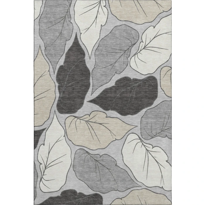 Addison Mayfield Gray AMF2348 - 8ft. Round Rug
