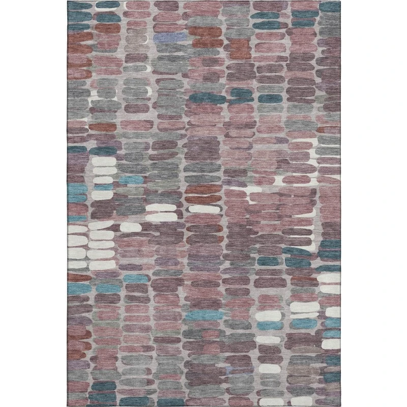 Addison Mayfield Pink AMF2349 - 8ft. Round Rug
