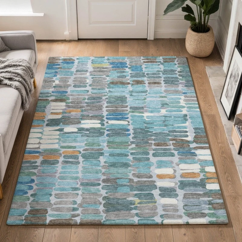 Addison Mayfield Teal AMF2349 8ft. x 10ft. Rect. Rug