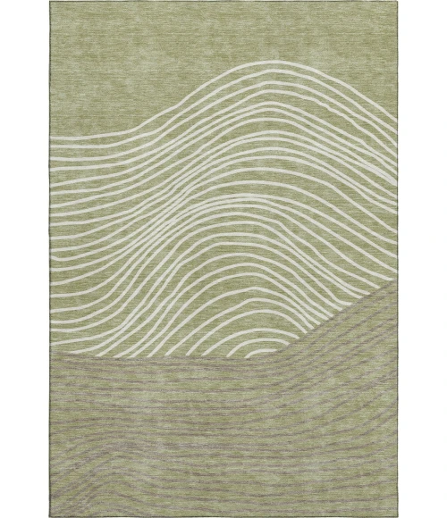 Addison Mayfield Green AMF2350 - 8ft. Round Rug